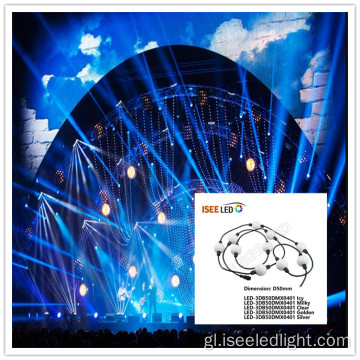 Disco 50mm Efecto 3D LED Pixel Ball